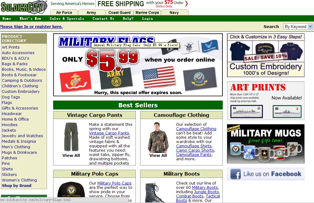 Click to Open SoldierCity Store