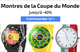 MiniInTheBox: 40% De Réduction Montres De La Coupe Du Monde