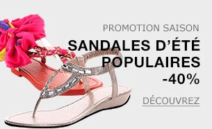 Milanoo: Sandales D’Été Populaires -40%