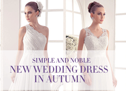 Milanoo: Simple & Noble New Wedding Dress In Autumn