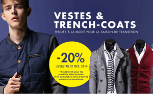 Milanoo: 20% De Réduction Trench-coats