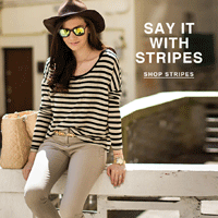SHEIN: 50% Off Striped T-shirts
