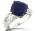 SuperJeweler: 77% Off 4.75ct. Diamond And Sapphire Ring - $39.99