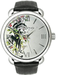 Watchzone: $20.02 Off Ed Hardy Flora Silver Dial Women's Watch