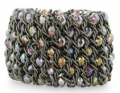 SuperJeweler: Iridescent Gray And Purple Crystal Bracelet Now Only $29.99