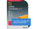 Microsoft Store: 15% Off Office University 2010 Only $99.99