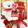 Huggable Teddy Bears: Beary Sweet Gift Basket For Only $59.99