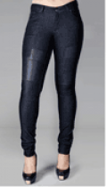 PZI Jeans: 40% Off Black Out Skinny Jeans