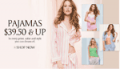 Victoria's Secret: Pajamas $39.5 Up