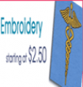 Scrubs123: Embroidery $2.50 & Up