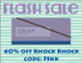 Manhattanite: Flash Sale - 40% Off Knock Knock