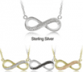 Overstock: 51% Off DB Designs Sterling Silver Diamonds Infinity Necklace