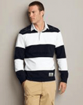 Eddie Bauer: 40% Off Men's Long-Sleeve Striped Rugby Shirt