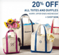 L.L. Bean: 20% Off All Totes And Duffles