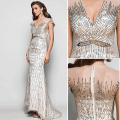 LightInTheBox: 70% OFF A-line V-neck Sweep/Brush Train Sequined Tulle Evening Dress