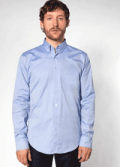 American Apparel: $17 Off Pinpoint Oxford Long Sleeve Button-Down