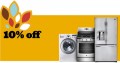 Lowe's: 10% Off Major Appliances $399 Or More