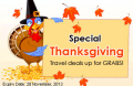 Globester: $10 Off Special Thanksgiving Travel Deals