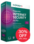 Kaspersky: 30% Off  Kaspersky Internet Security 2014