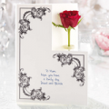 Flowercard: Single Rose Card