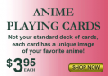 Asian Food Grocer: Anime Playing Cards $3.95 Each