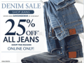 Rochester Clothing: Up To 25% Off All Jeans