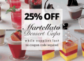 Global Sugar Art: 25% Off Martellato Dessert Cups And Verrines