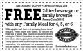 BostonMarket: FREE 2-liter Drink Or A Family Brownie