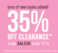 Vogue Wigs: Extra 35% Off Clearance Items