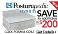 Sleepys: Up To $200 Off Hybrid Mattresses