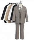 Babyz And Kidz: Charming Boy 5PC Three Button Suit