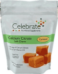 Nashua Nutrition: Celebrate Calcium Citrate Soft Chews- Caramel 500mg (90 Chews)