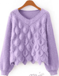 TBdress: 75% Off Solid Color Ruffles Long Sleeve Women's Sweater