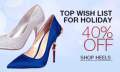 Milanoo: 40% Off TOP Wish List For Holiday-Women's Heels