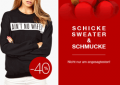 Milanoo: 40% Rabatt Schicke Sweater & Schmucke