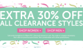 Footwear Etc: Extra 30% Off On Sale Items