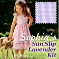 Martha Pullen: 12% Off Sophia's Sun Slip Lavender Kit