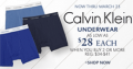 Rochester Clothing: CK Underwear $28.00 Each When You Buy 2